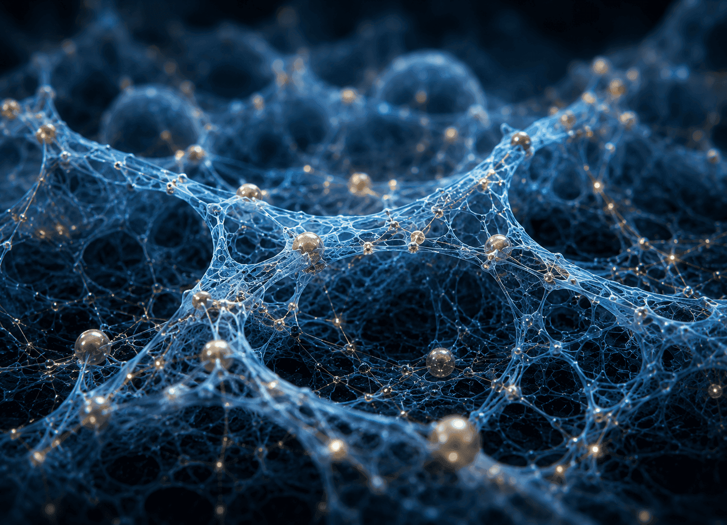 Silk fiber network and biomaterial matrix research environment