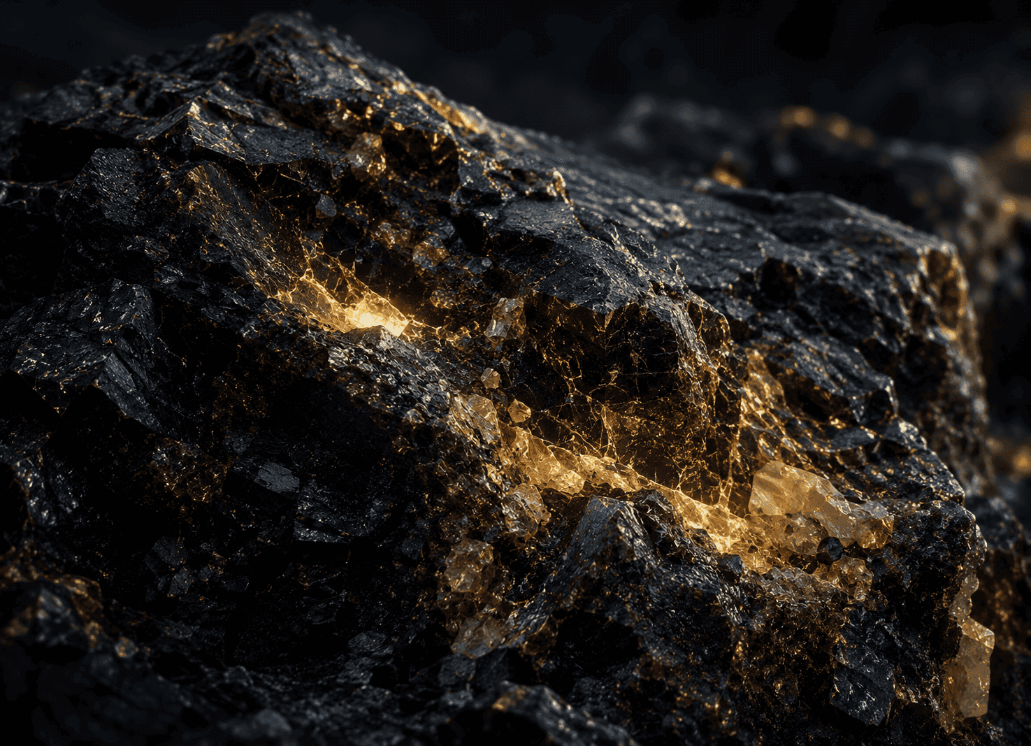 Complex natural mineral structure as scientific origin