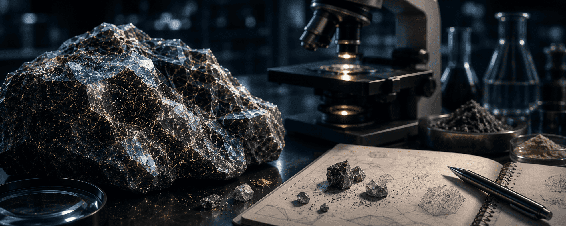 Material characteristic under scientific observation