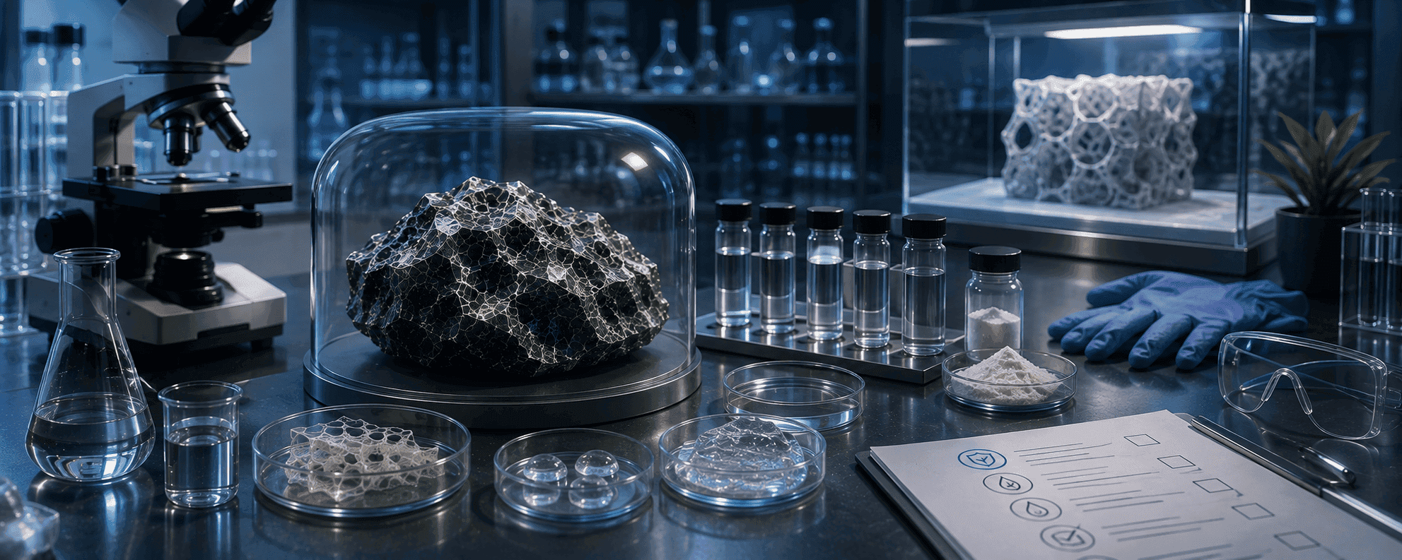 Controlled material and interface evaluation environment