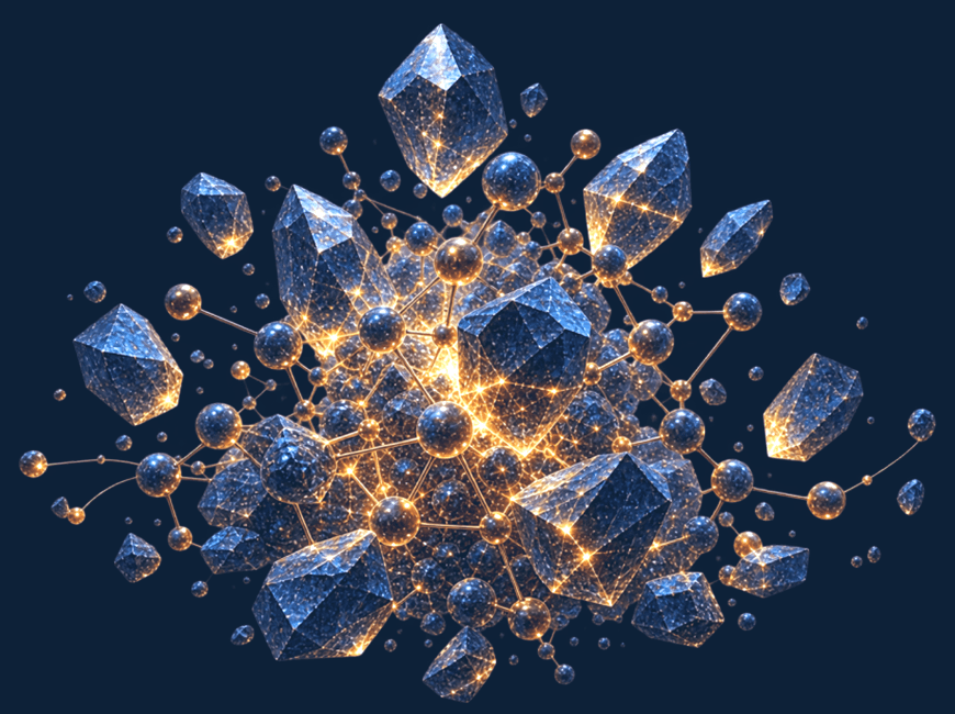 Ionic and crystalline scientific environment